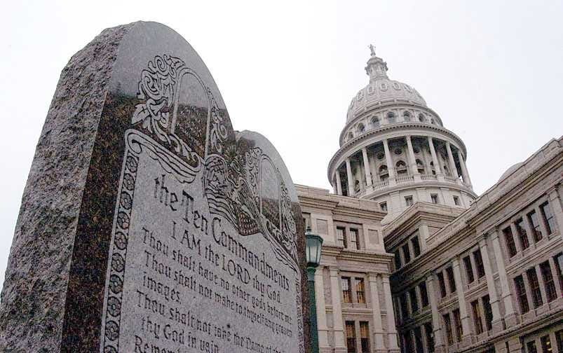The text of the Ten Commandments specified by a new Louisiana law is taken from a Ten Commandments monument at the Texas state capitol in Austin. (Wikimedia Commons) The text of the Ten Commandments specified by a new Louisiana law is taken from a Ten Commandments monument at the Texas state capitol in Austin. (Wikimedia Commons)