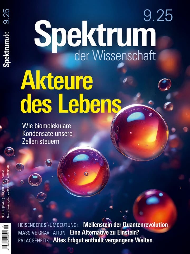 Spektrum der Wissenschaft - 9/2025 - Akteure des Lebens Spektrum der Wissenschaft - 9/2025 - Akteure des Lebens