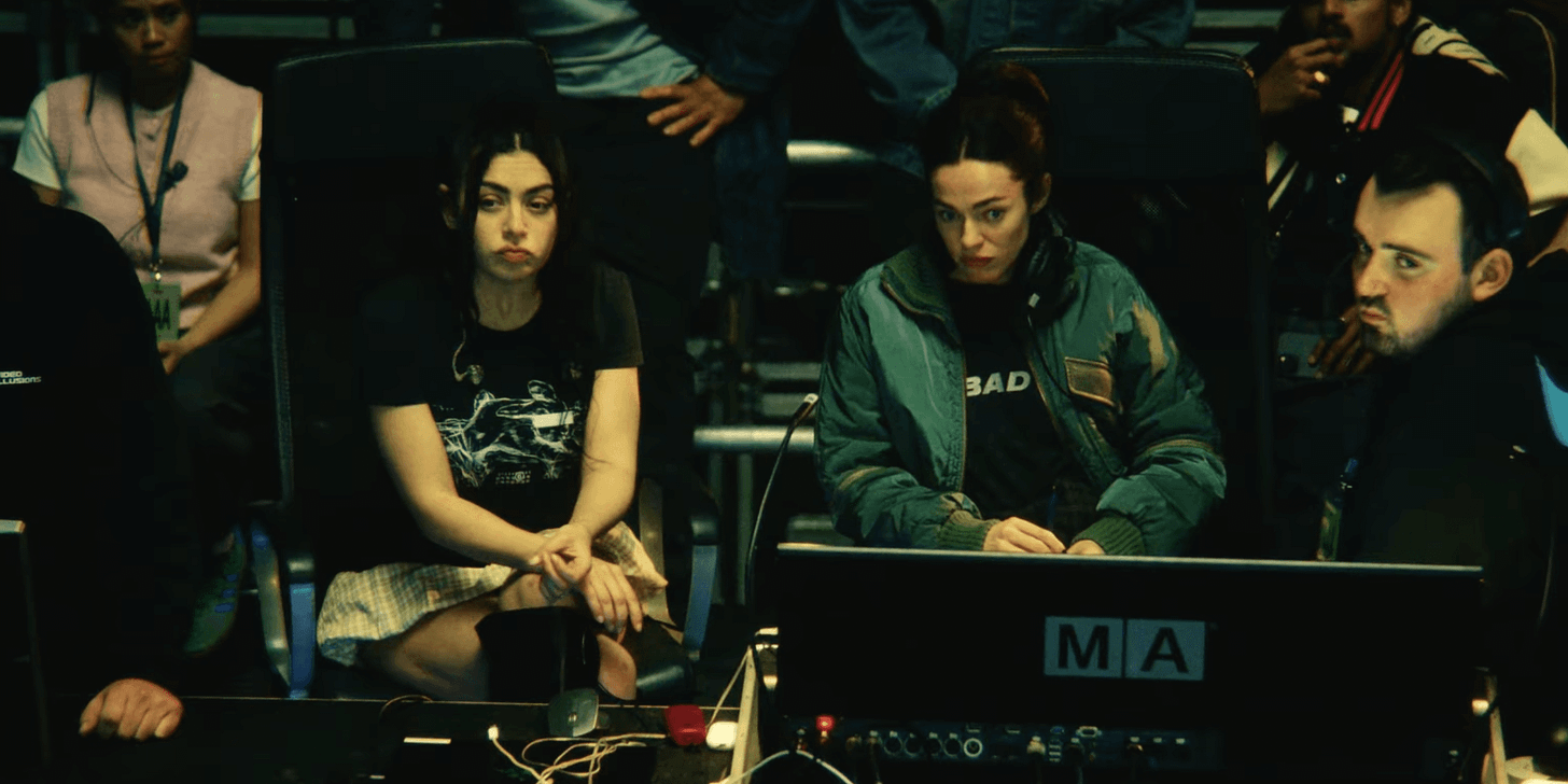 Watch Charli XCX Parody Her Brat Era in Teaser Trailer for New Movie The Moment | Pitchfork Watch Charli XCX Parody Her Brat Era in Teaser Trailer for New Movie The Moment | Pitchfork