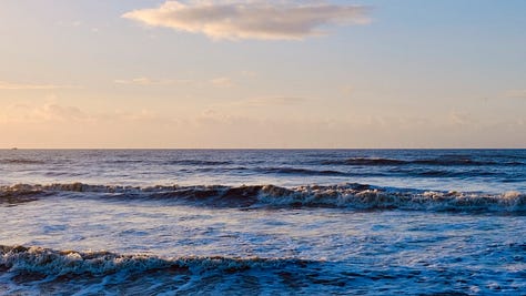 Seascapes - half sky, half sea.