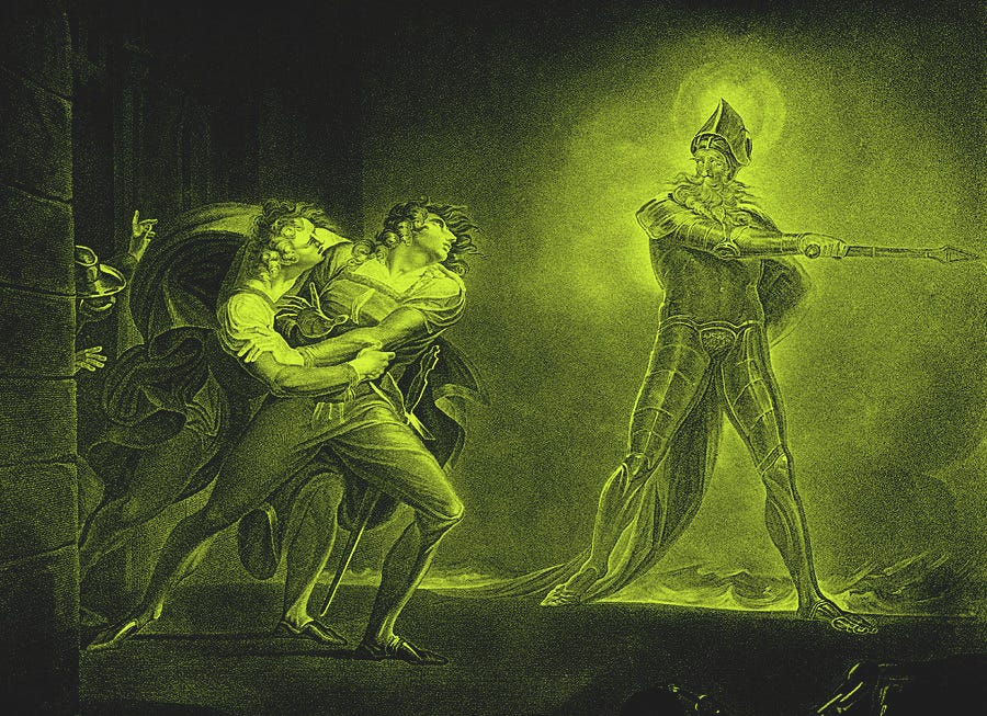 Hamlet And The Ghost Of His Father Painting by Henry Fuseli - Pixels