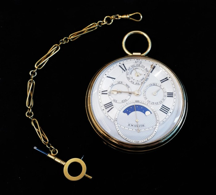 Roger W. Smith’s Pocket Watch No. 2. Photo by Kathleen McGivney. Roger W. Smith’s Pocket Watch No. 2. Photo by Kathleen McGivney.