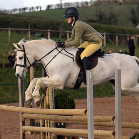 Glorious day for Lusk's Working Hunter