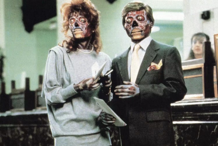 The Election, The “Overstory” of “They Live,” and Jesus