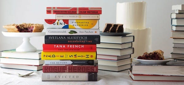 The Washington Post recommends these 10 books (plus pie & cake). The Washington Post recommends these 10 books (plus pie & cake).