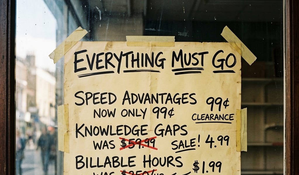 You're charging 2023 rates for work AI does in 40 minutes + 2 prompts to see your real exposure