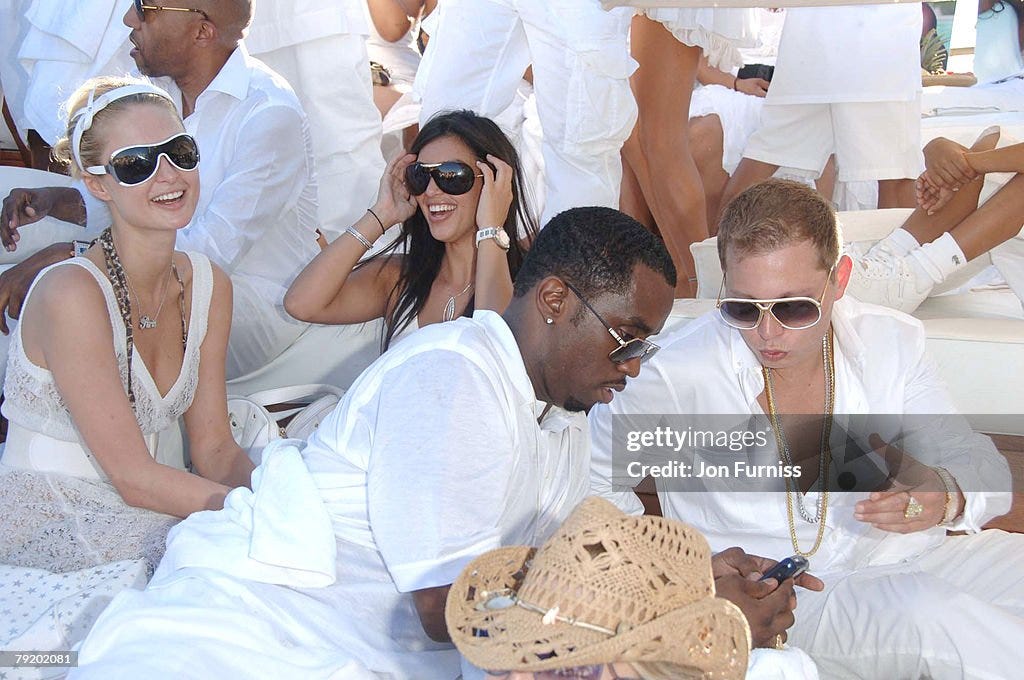 Sean "Diddy" Combs White Party - Inside