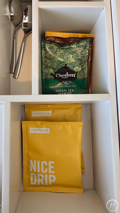 Standard Pattaya: Welcome amenities & mini bar