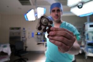 Northwestern Medicine scientists led by Adam Sonabend report results of the first in-human clinical trial using a skull-implantable ultrasound device to open the blood-brain barrier and repeatedly permeate large, critical regions of the human brain t...Show More Caption →