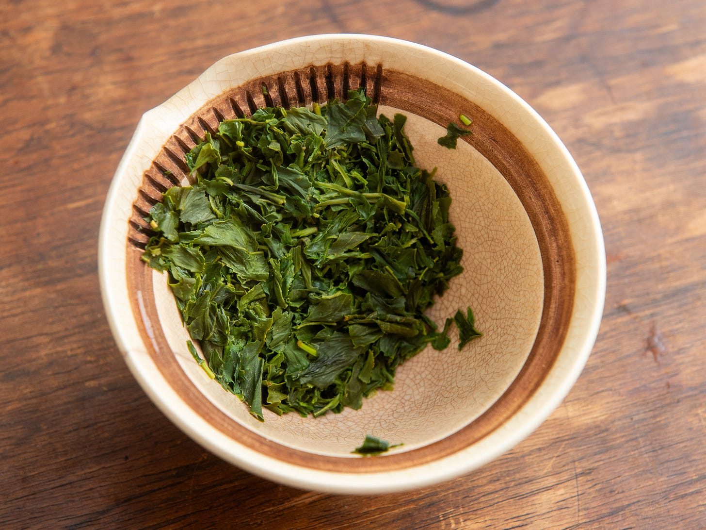 ID: Sencha wet leaves