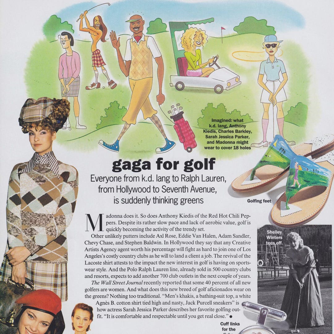 vogue october 1994 golf