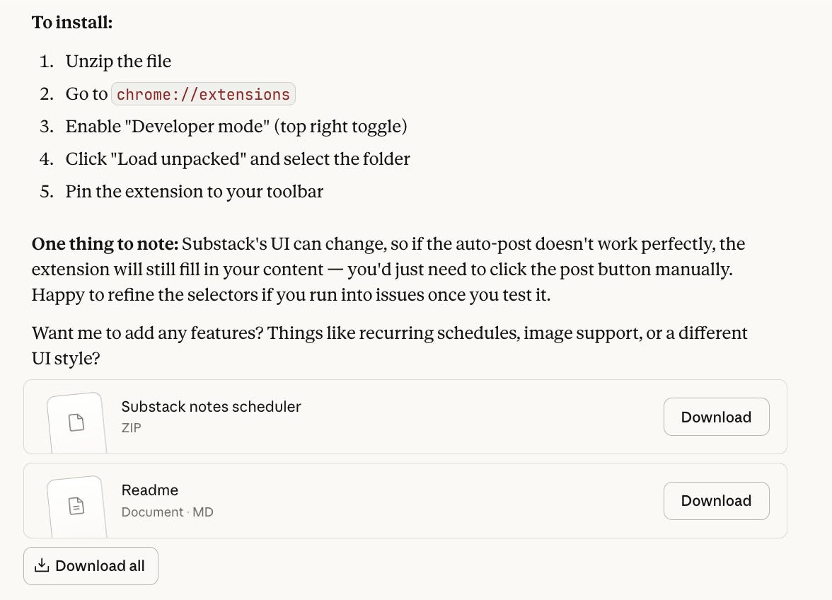 How to create your own Substack Notes Scheduler