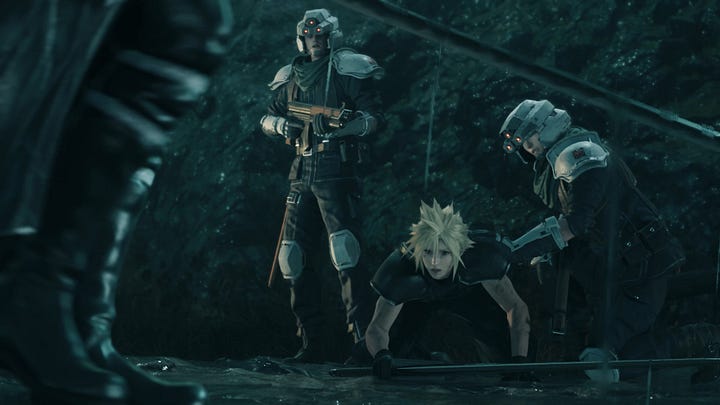 Cloud: "Well, I'm a country boy, too." (Crisis Core)