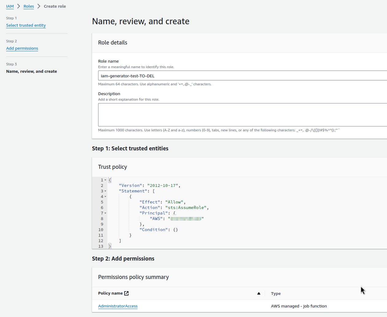 AWS: IAM Access Analyzer policy generation - створення IAM Policy