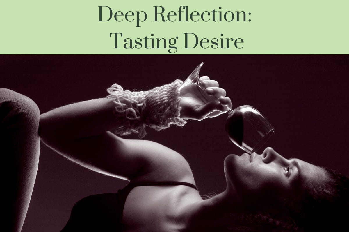 Woman tasting from a glass, symbolising desire, identity, and cultural memory explored through Indian pizza and psychoanalytic reflection. Written by Ellis Zeitmann for ThinkZeit #CreativeWriting.