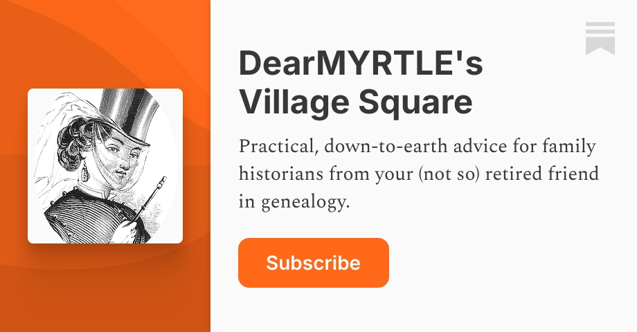 DearMYRTLE's Village Square | Substack