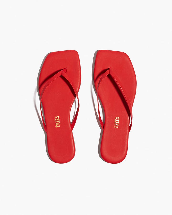 Substack has made it very clear that Tkees earned the “flip-flop of the summer” badge