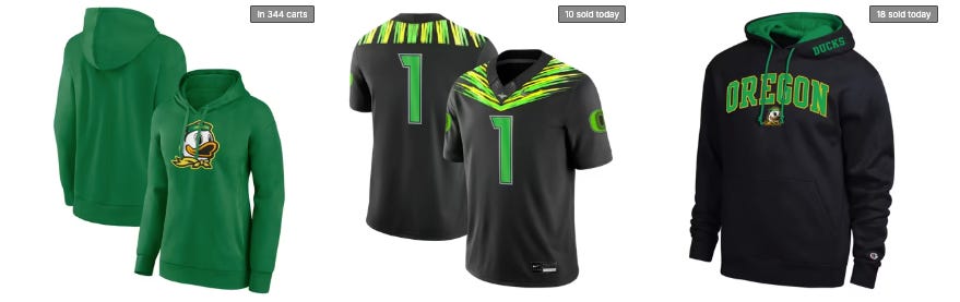 Oregon Ducks fan gear collection featuring team-licensed Nike women's tops, men's t-shirts, hoodies, jerseys, and hats. Perfect for game days and football weather. Deals on the latest Oregon Ducks fan gear, seats and premium Oregon Football coverage at www.Ducks4.Life Oregon Ducks fan gear collection featuring team-licensed Nike women's tops, men's t-shirts, hoodies, jerseys, and hats. Perfect for game days and football weather. Deals on the latest Oregon Ducks fan gear, seats and premium Oregon Football coverage at www.Ducks4.Life