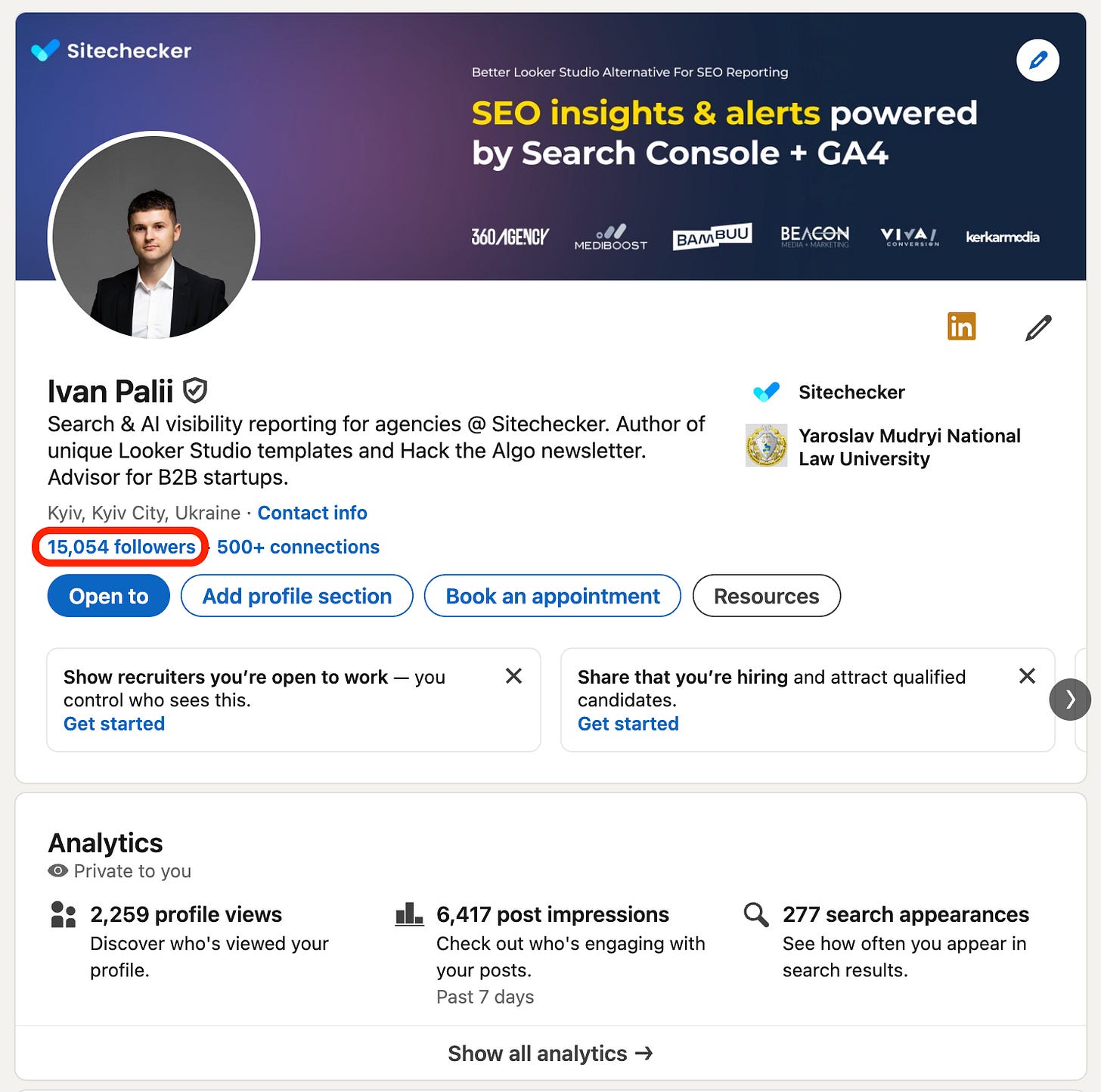 how to grow followers on linkedin organically
