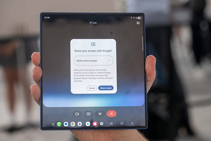 Gemini AI on Samsung Galaxy Z Fold 7