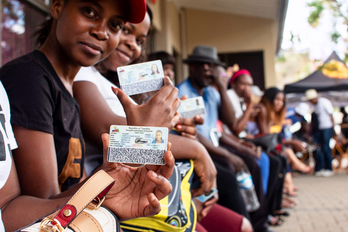 Namibians wait to vote 