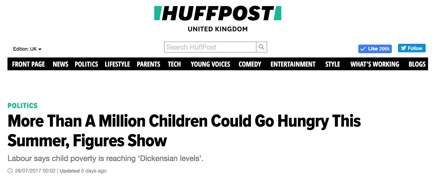 Huff Post Million Children Go Hungry Huff Post Million Children Go Hungry