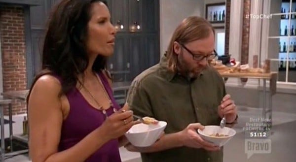padma eating gregory gourdet out for top chef boston 2015 padma eating gregory gourdet out for top chef boston 2015