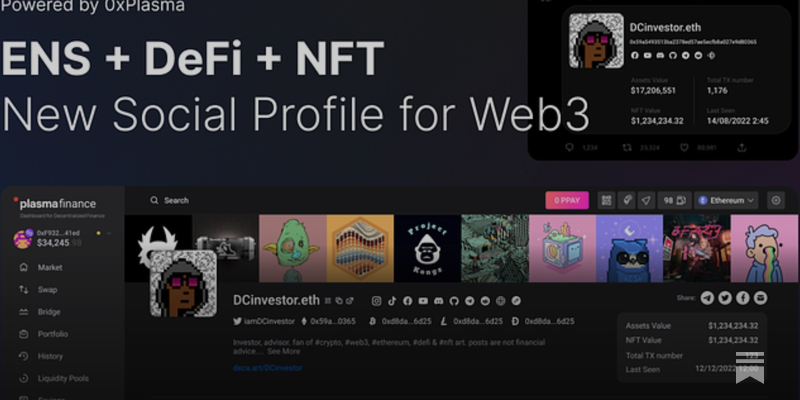 New Social Profile for Web3.