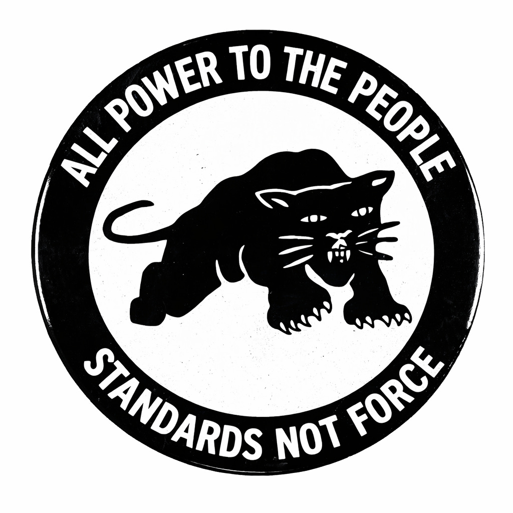 Standards Not Force logo