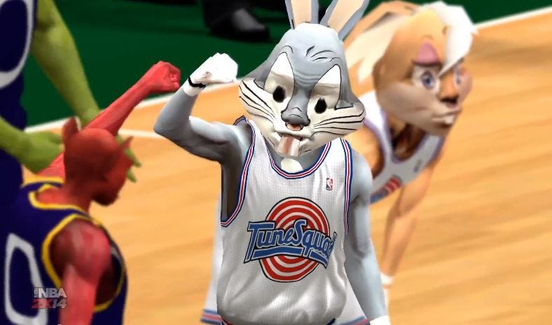 This NBA 2K14 Space Jam mod is phenomenal - GameSpot