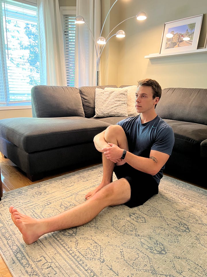 One-Leg-Up Sitting variations