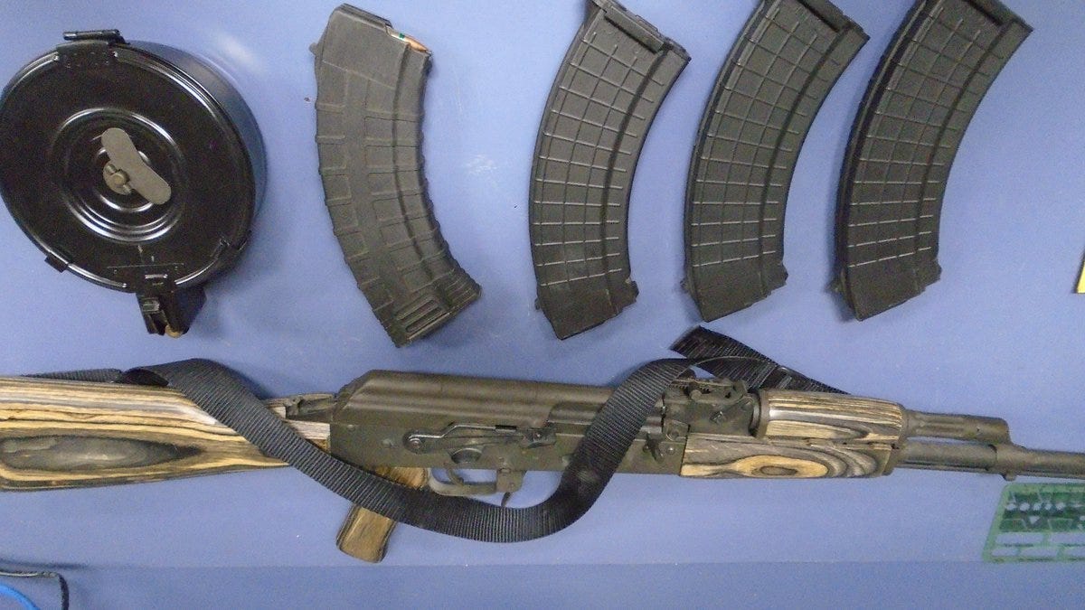Man with AK-47 Lake County