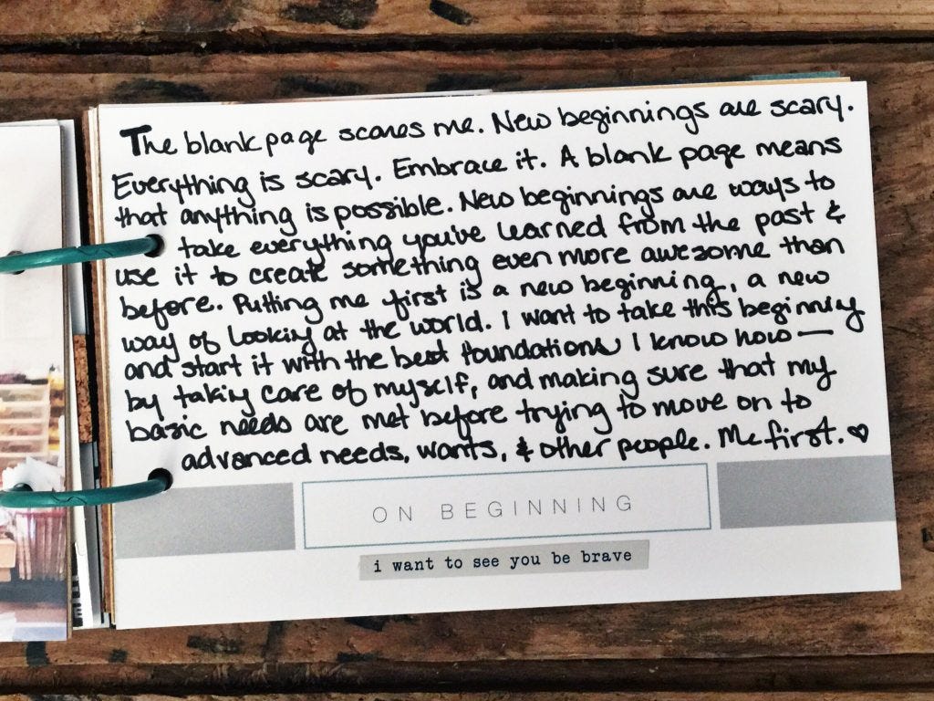 rukristin Me First minialbum for Basically Bare with Ali Edwards Firsts Story Kit