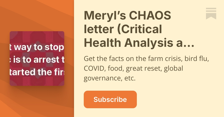 merylnass.substack.com - Meryl Nass - A few quotes regarding the farm bill