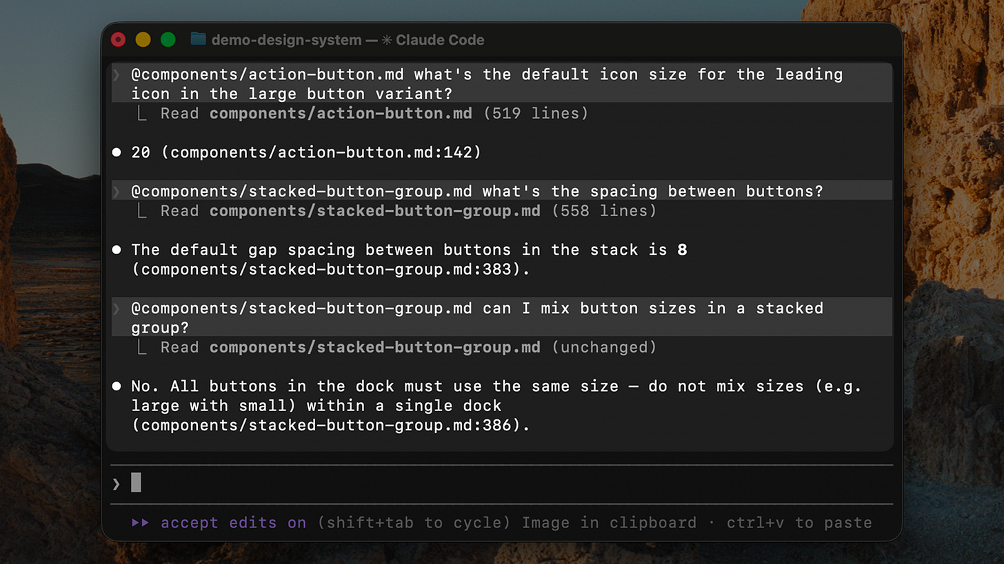 O arquivo stacked-button-group.md responde a uma questão técnica específica sobre a implementação.