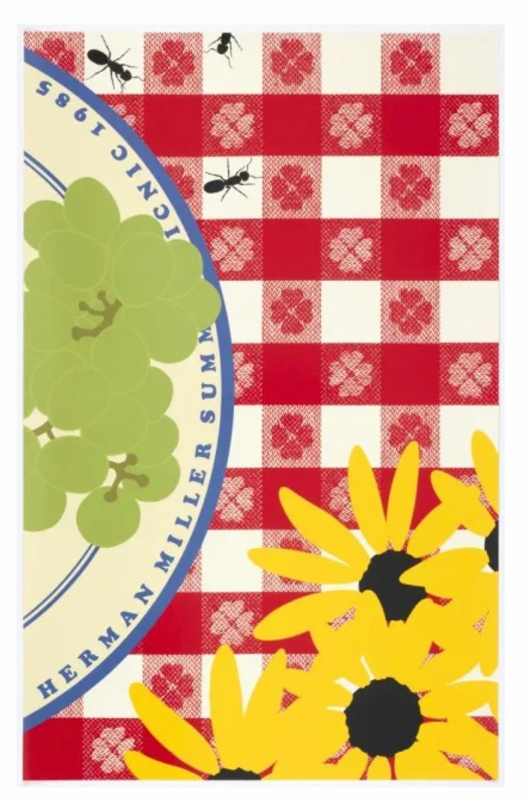 Herman Miller Summer Picnic Poster / Vintage - MID-Century