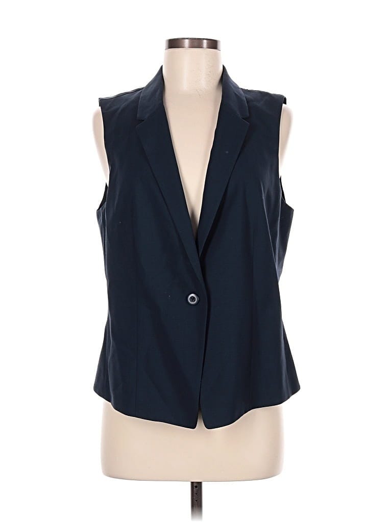 J.Jill 100% Wool Blue Sleeveless Blouse Size M - photo 1