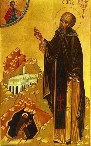 St. Benedict of Nursia, Founder of Western Monasticism / OrthoChristian.Com