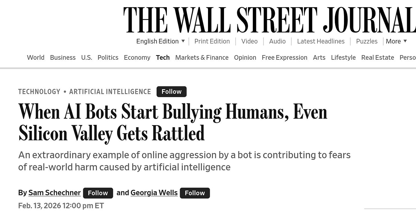 AI behaviour risk illustration