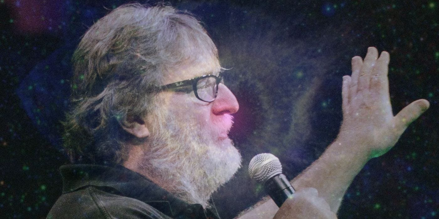 Valve's Gabe Newell Says Brain Controls Will Make Real World Seem Dull