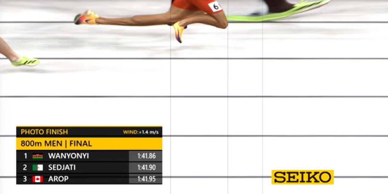 How track athletes prepare for their races?