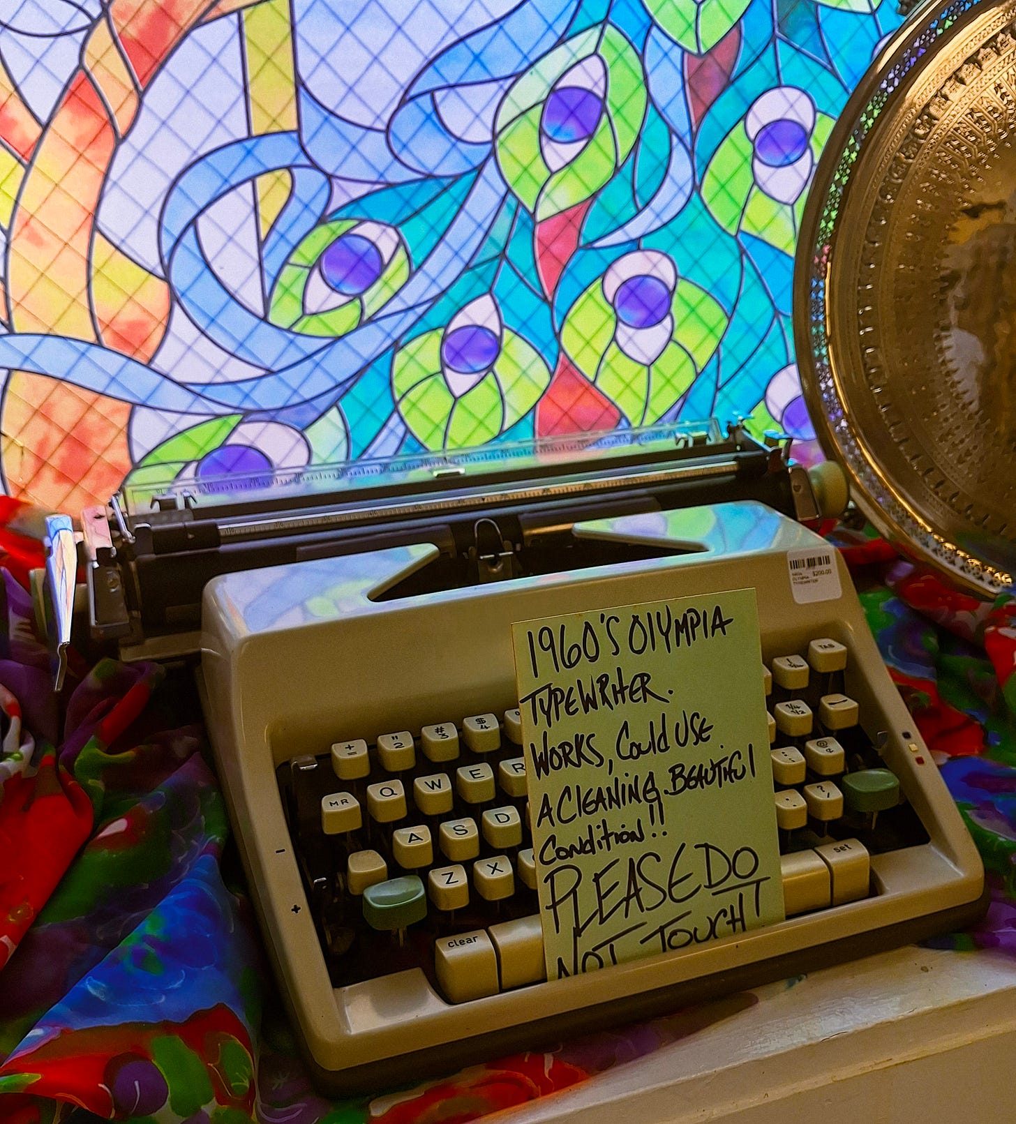 Speaking of analog, a 1960s Olympia Typewriter. Speaking of analog, a 1960s Olympia Typewriter.
