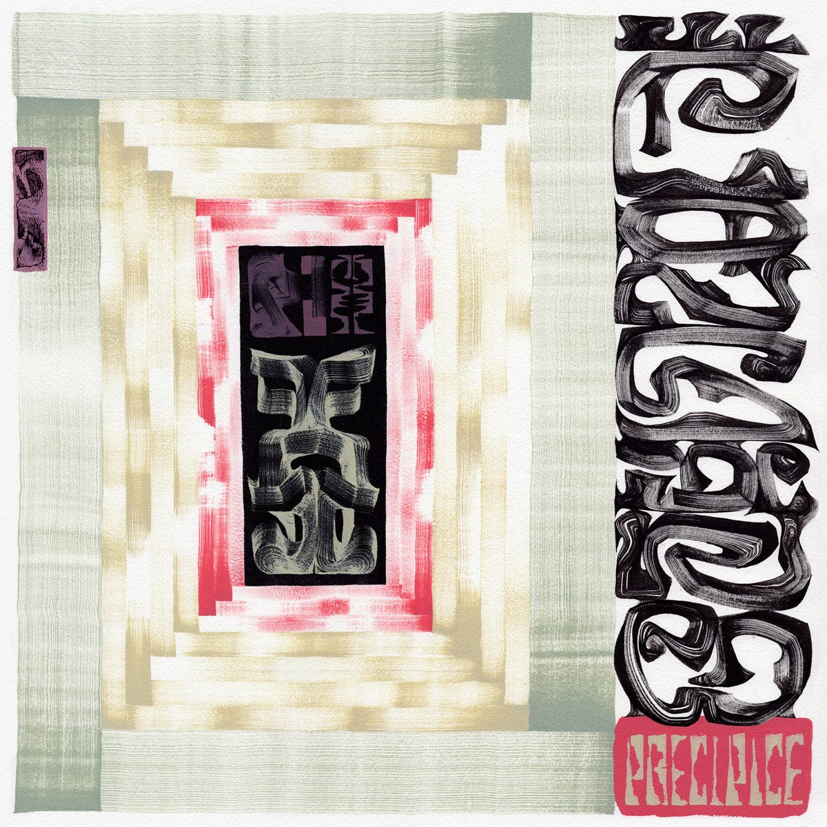 Painted album cover for Precipice by Ill Considered