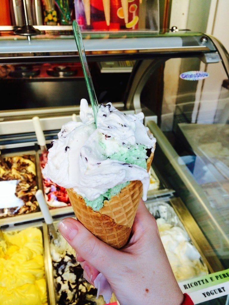 La dolce vita - gelato!