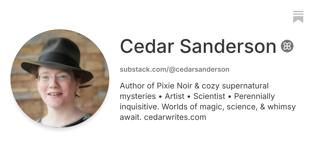 Cedar Sanderson | Substack