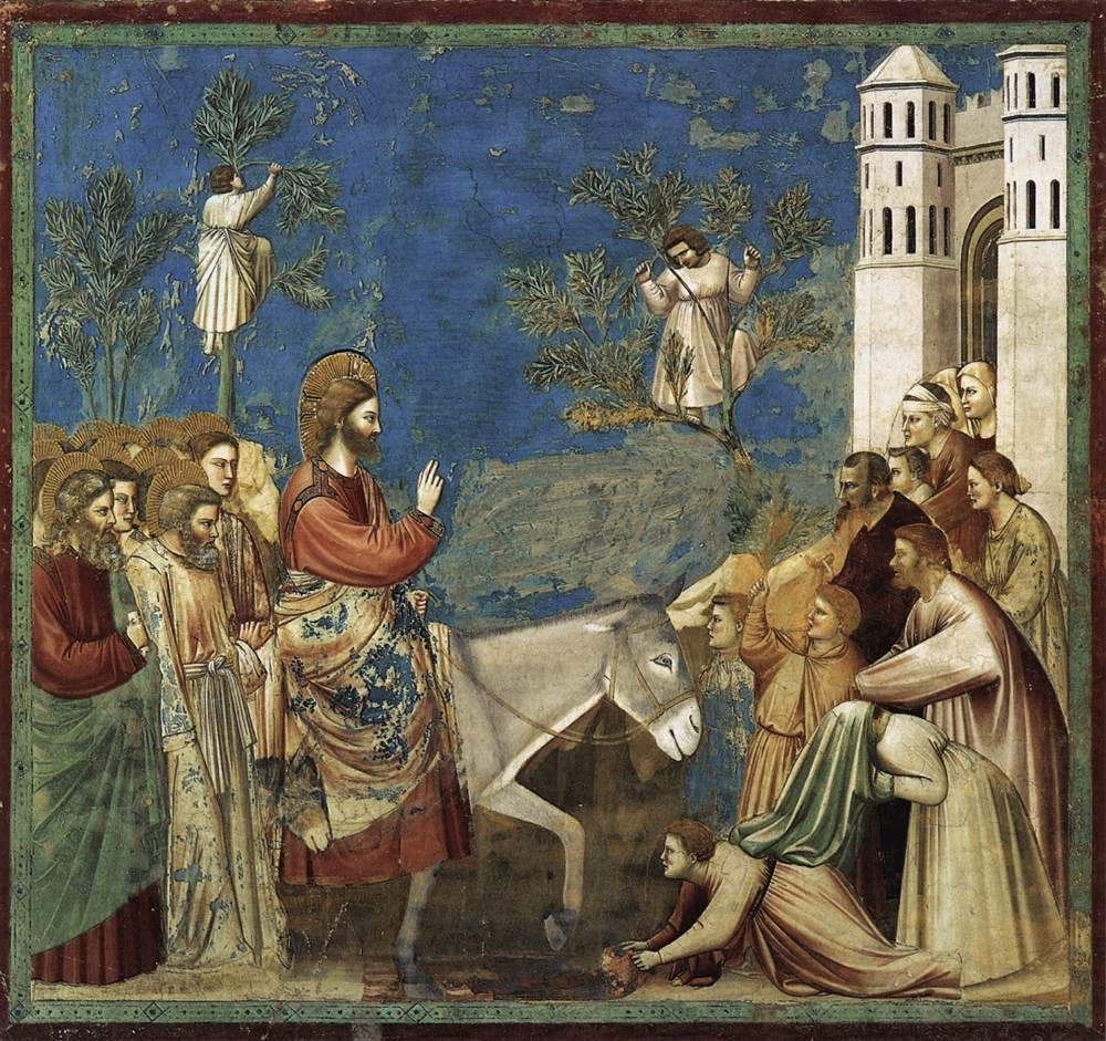Image result for triumphal entry into jerusalem art