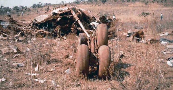 Samora Machel's plain wreck