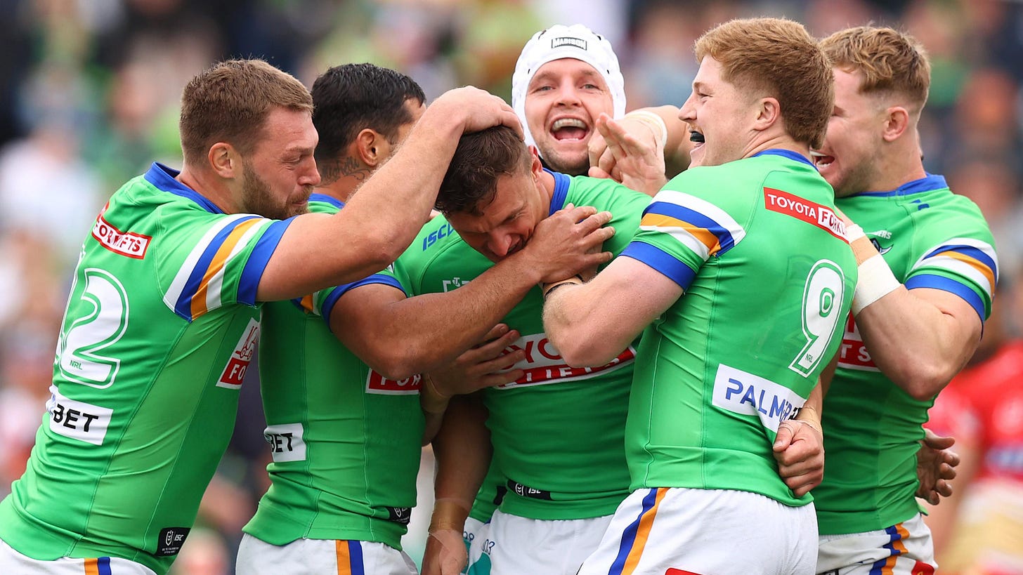 Canberra Raiders vs. Dolphins score, result, highlights: Jack Wighton stars  in golden point win | Sporting News Australia