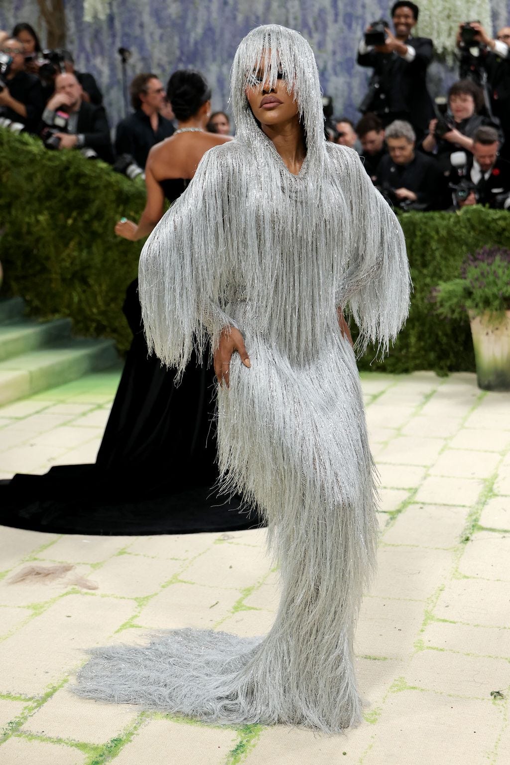 Image may contain Teyana Taylor Clothing Costume Person Adult Plant Teen and Fashion