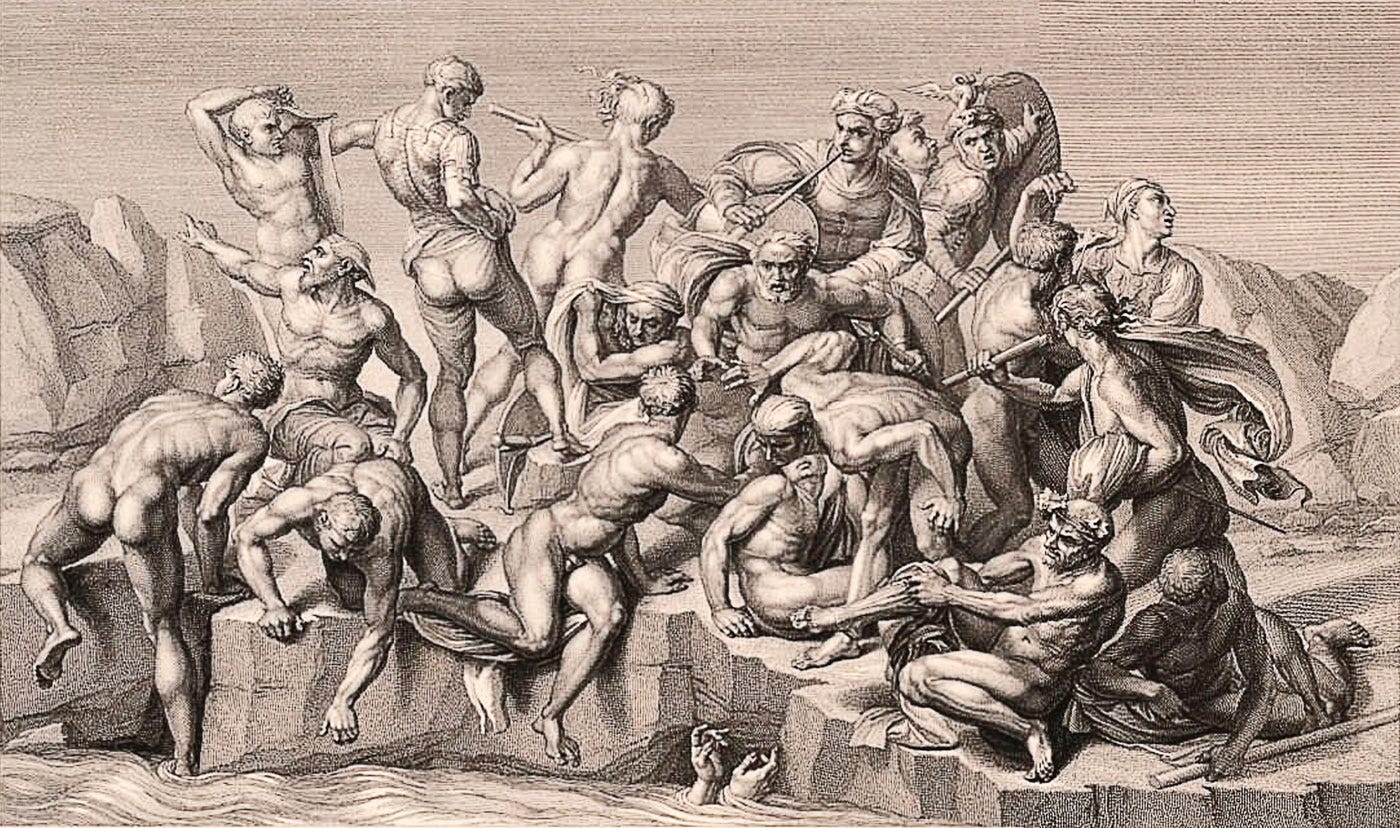 Copy of the Battle of Cascina cartoon by Michelangelo.